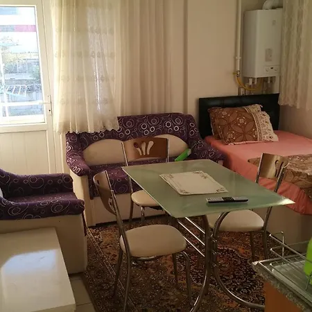 A With A Double Bed And A Balcony Muğla